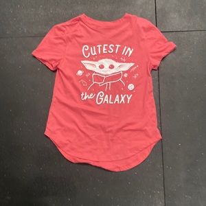 Baby yoda girls shirt